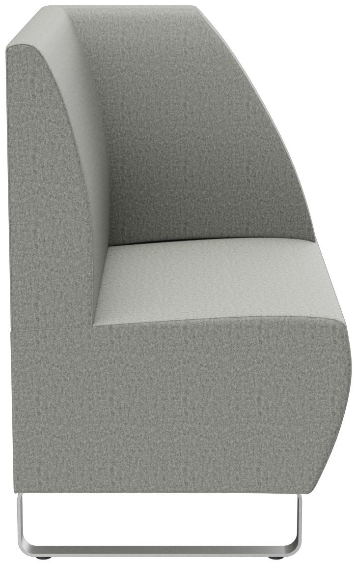 Abbildung Afsluitend element rechts D-Line Seitenansicht