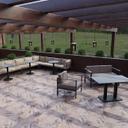 Abbildung lounge-high table Kerst Ambiente