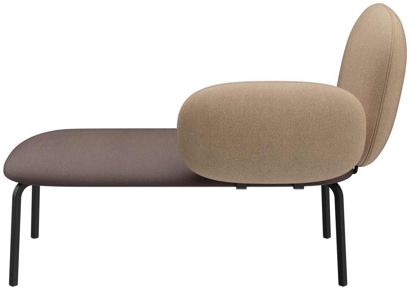 Abbildung Chaise longue links Liberty Rückansicht