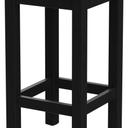 Abbildung halbhoher Hocker Delu Schrägansicht