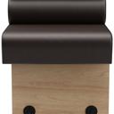 Abbildung Left-hand end element 60 cm Ripple Vorderansicht