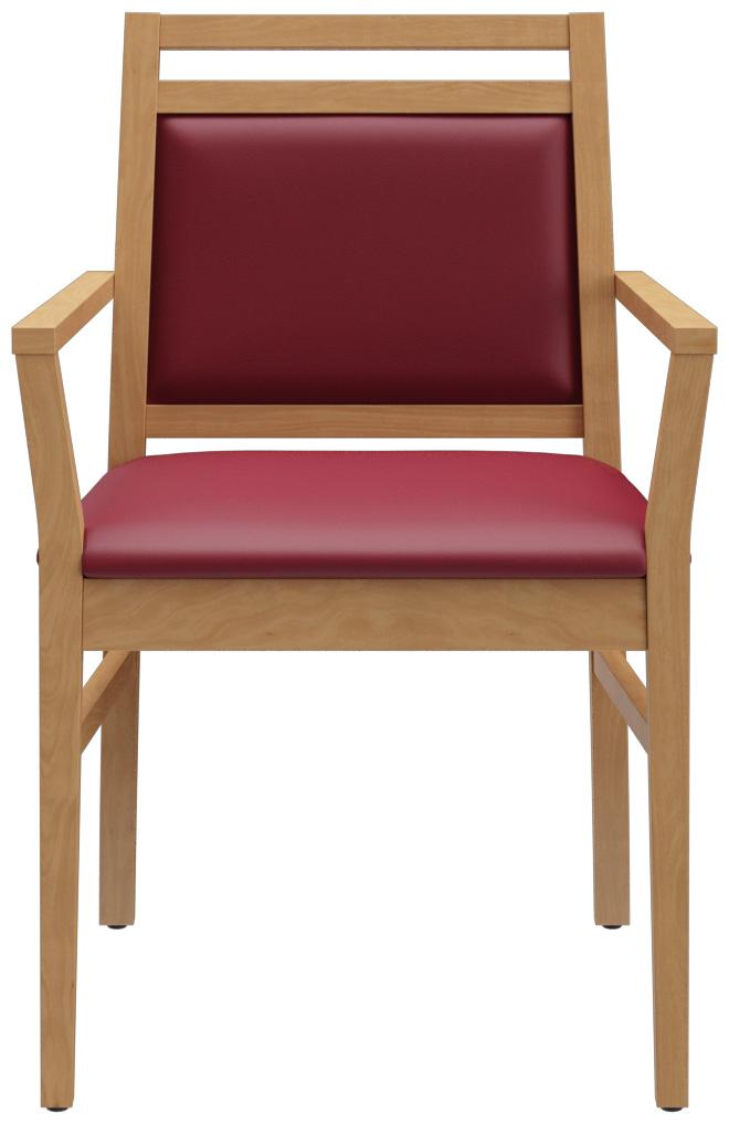 Abbildung Chaise à accoudoirs Liah Vorderansicht