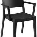 Abbildung Chaise à accoudoirs Quin Schrägansicht