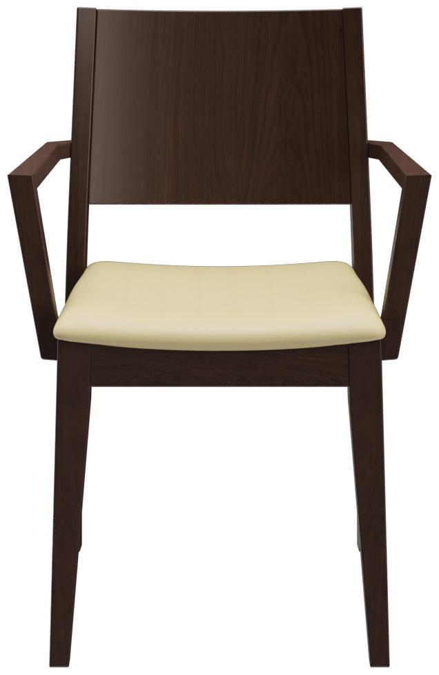 Abbildung Chaise à accoudoirs Quin Vorderansicht