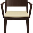 Abbildung Chaise à accoudoirs Quin Vorderansicht