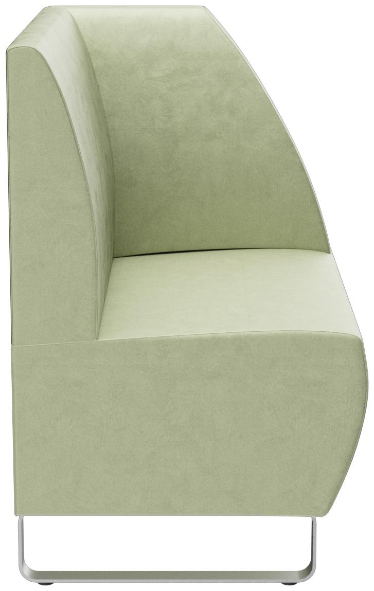 Abbildung Abschlusselement rechts D-Line Seitenansicht