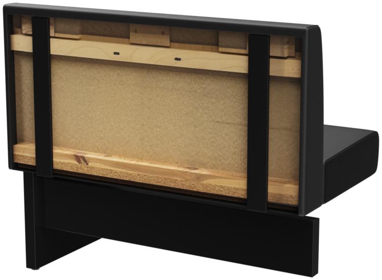 Abbildung Extension/End element 100 cm H-Line Schrägansicht
