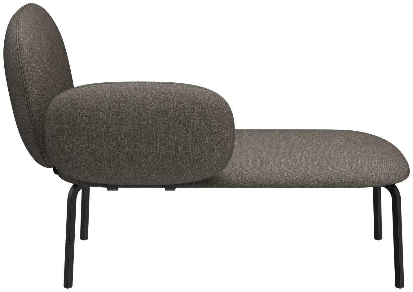 Abbildung Chaise longue rechts Liberty Rückansicht