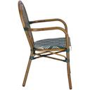 Abbildung Chaise à accoudoirs Marco Seitenansicht