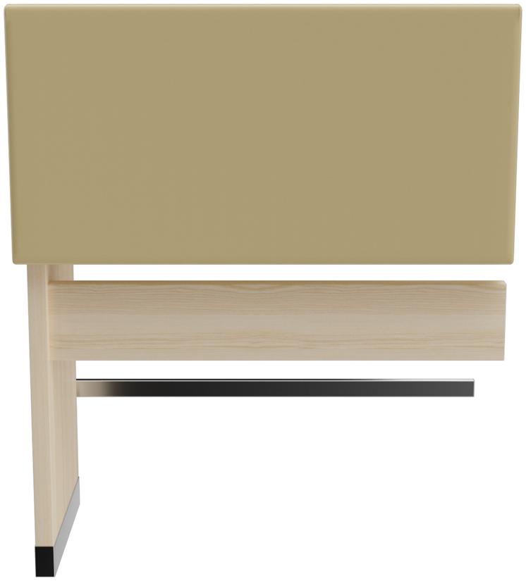 Abbildung Extension/End element 100 cm H-Line Rückansicht