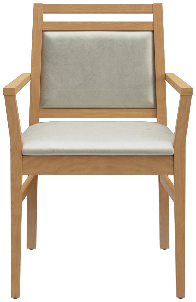 Abbildung Chaise à accoudoirs Liah Vorderansicht