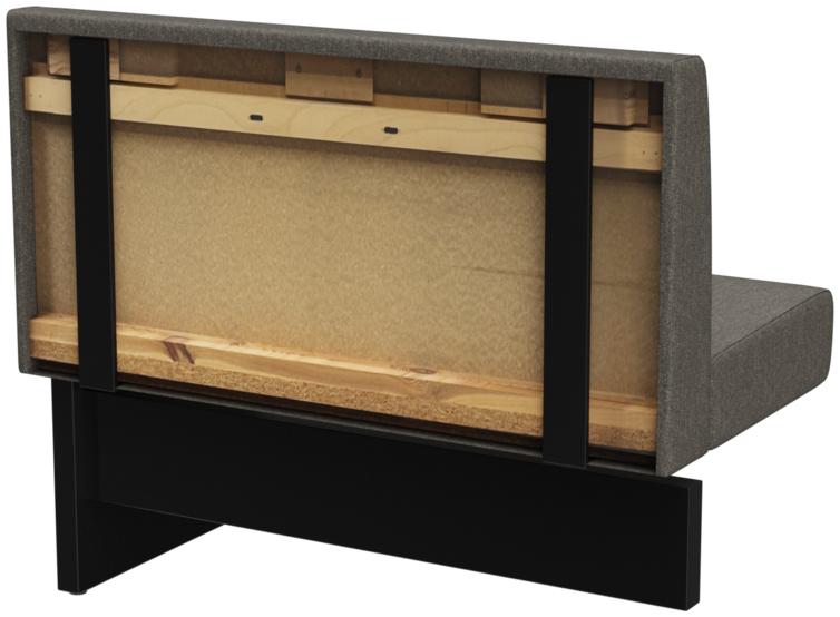 Abbildung Extension/End element 100 cm H-Line Schrägansicht