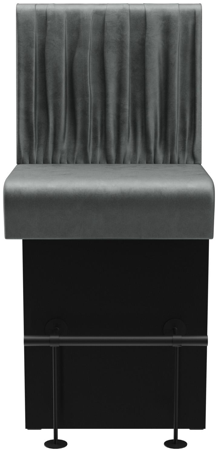 Abbildung Afsluitend element links 60cm Drapelle Vorderansicht