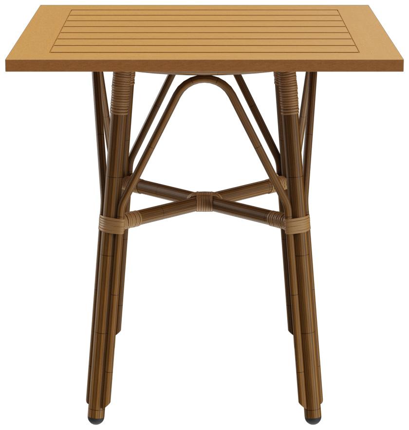 Abbildung Table à manger Marysol Rückansicht