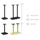 Abbildung dining table Visar
