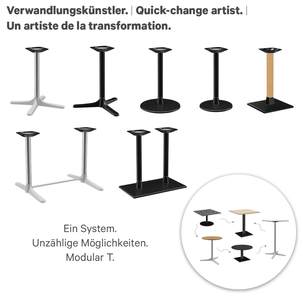 Abbildung table à manger Modular T