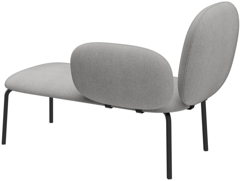 Abbildung Left-hand facing chaise longue Liberty Schrägansicht