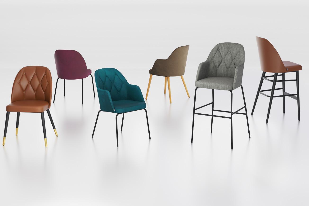Abbildung Chaise à accoudoirs Marlo