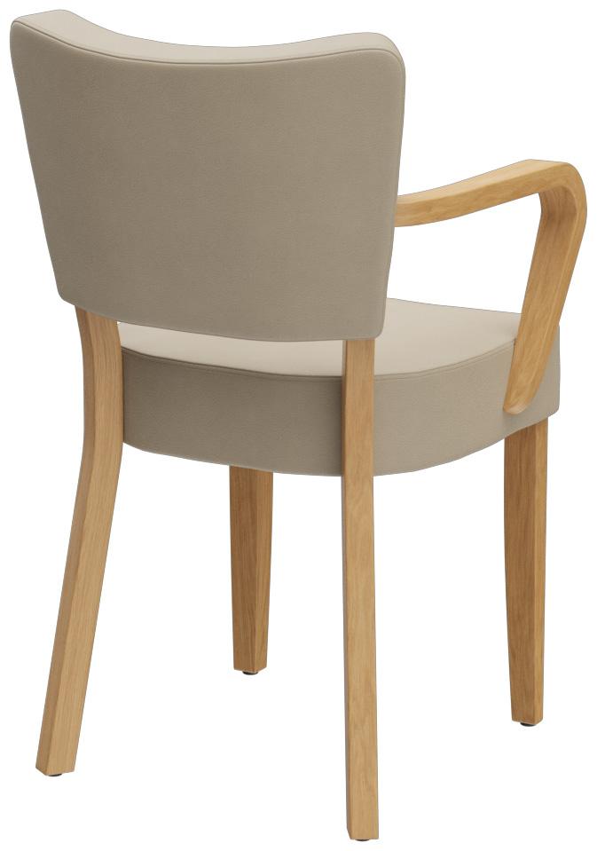 Abbildung Chaise à accoudoirs Damara Schrägansicht