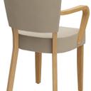 Abbildung Chaise à accoudoirs Damara Schrägansicht