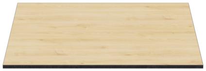 Abbildung Tischplatte Compact Slim Vorderansicht
