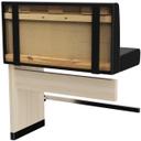 Abbildung Anbau-/Abschlusselement 100 cm H-Line Schrägansicht