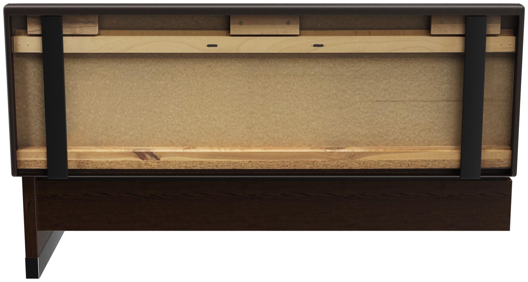 Abbildung Anbau-/Abschlusselement 150 cm H-Line Rückansicht