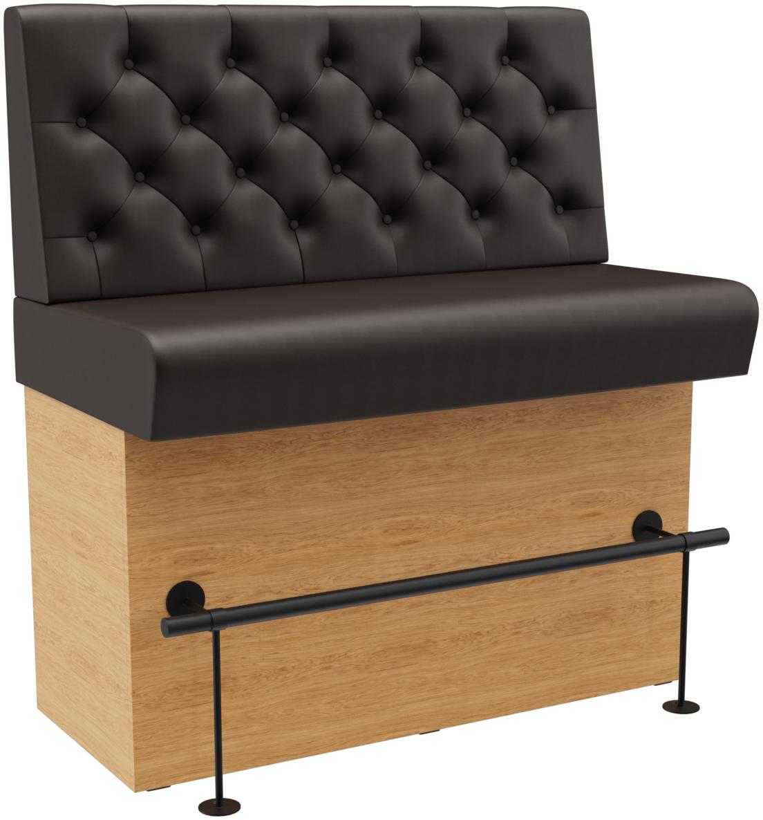 Right-hand end element 120cm Hester