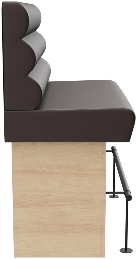 Abbildung Left-hand end element 120 cm Ripple Seitenansicht