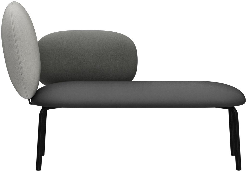Abbildung Left-hand facing chaise longue Liberty Vorderansicht