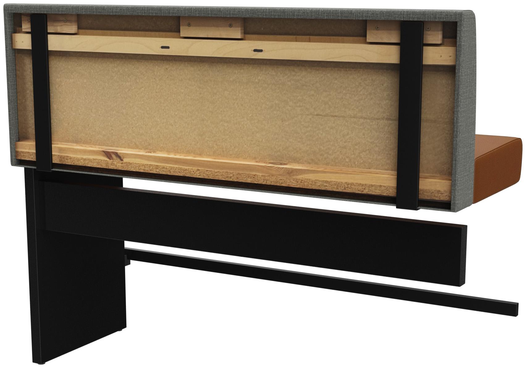 Abbildung Anbau-/Abschlusselement 150 cm H-Line Schrägansicht