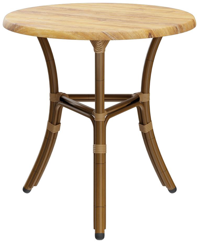 Abbildung Table à manger Marysol Schrägansicht