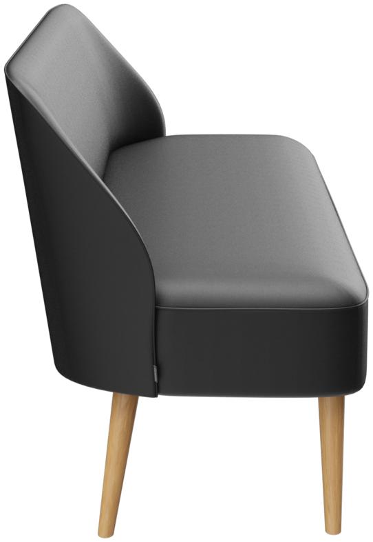 Abbildung 2-seater dining table height Cliff Seitenansicht