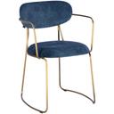 Abbildung Chaise à accoudoirs Nivio Schrägansicht