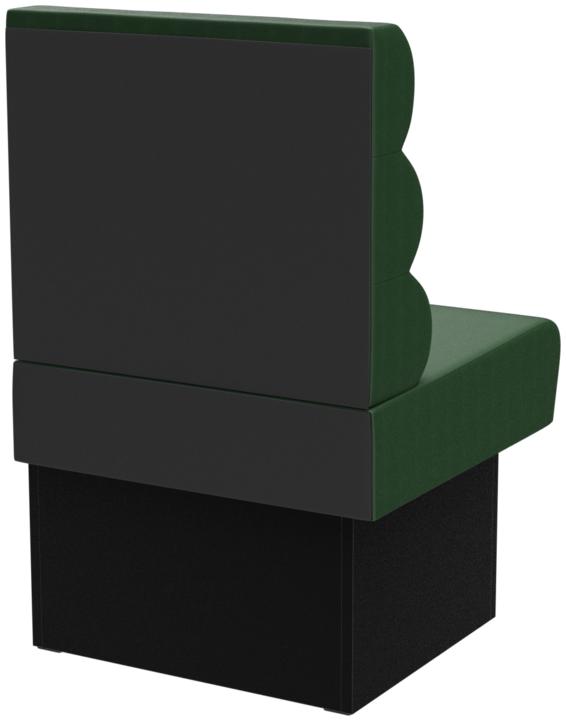 Abbildung Left-hand end element 60 cm Ripple Schrägansicht