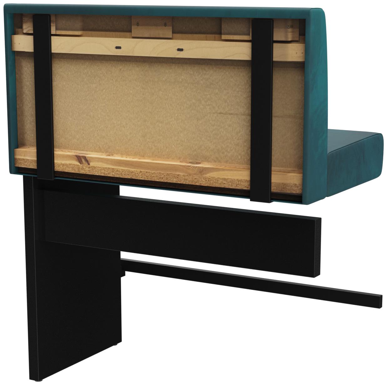 Abbildung Anbau-/Abschlusselement 100 cm H-Line Schrägansicht