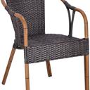 Abbildung Chaise à accoudoirs Malva Schrägansicht