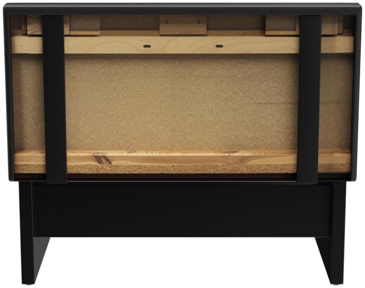 Abbildung Single/base element 100 cm H-Line Rückansicht