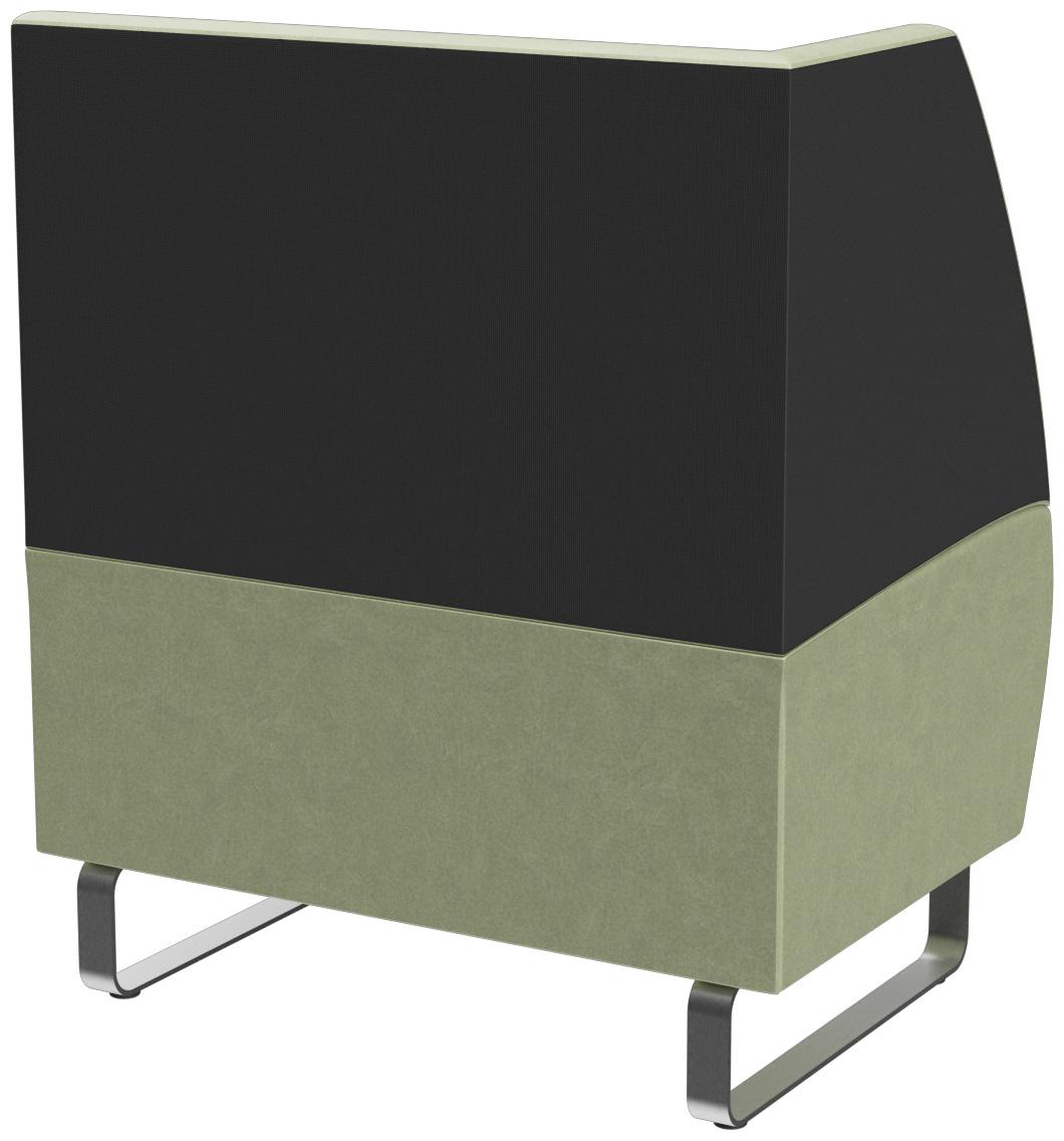 Abbildung Abschlusselement links D-Line Schrägansicht