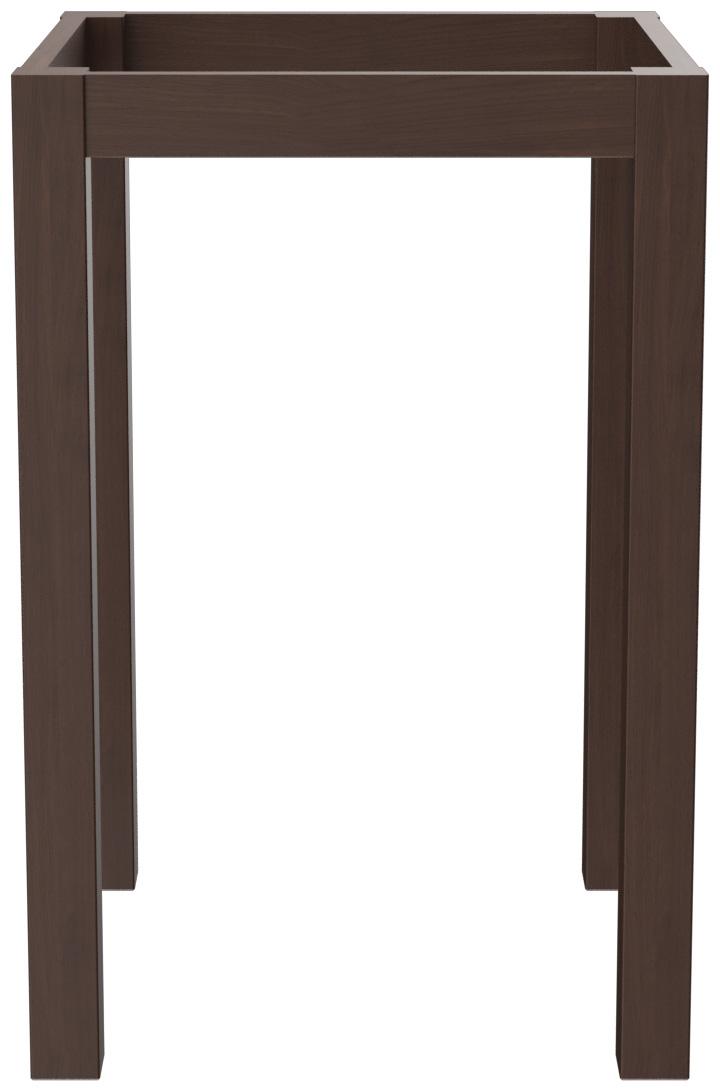 Abbildung halbhoher Tisch Dunia Seitenansicht