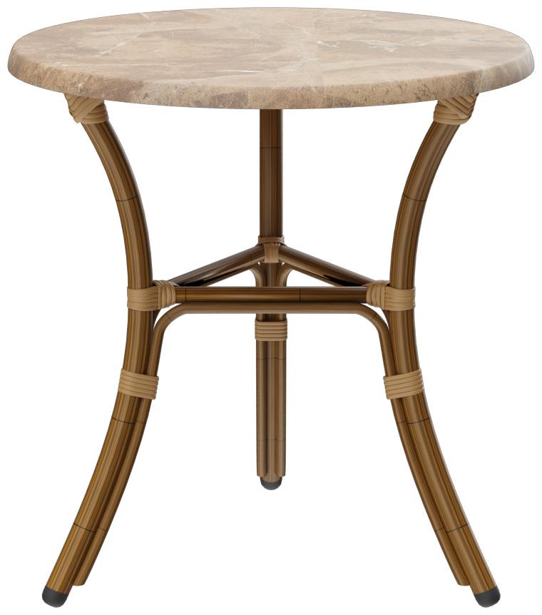 Abbildung Table à manger Marysol Seitenansicht