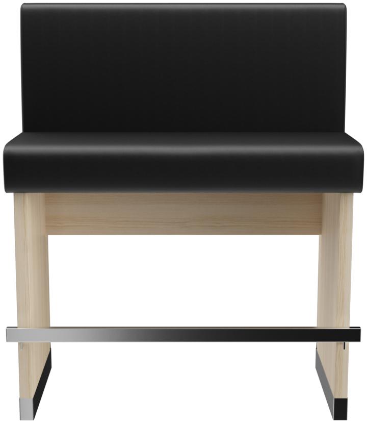Abbildung Single/base element 100 cm H-Line Vorderansicht