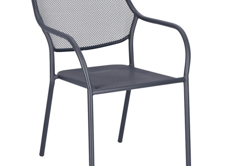 Abbildung Chaise à accoudoirs Hektor Schrägansicht