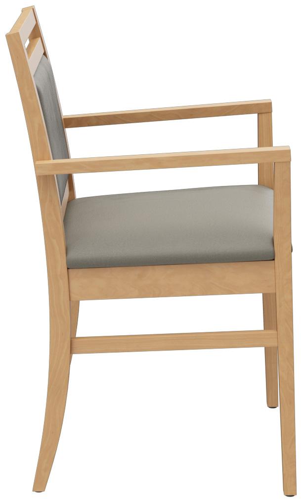 Abbildung Chaise à accoudoirs Liah Seitenansicht