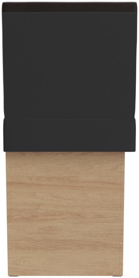 Abbildung Left-hand end element 60 cm Ripple Rückansicht