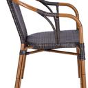 Abbildung Chaise à accoudoirs Malva Seitenansicht