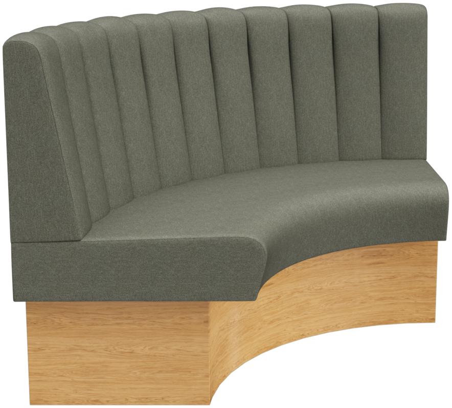 Abbildung Left-hand rounded end panel Felipa Vorderansicht