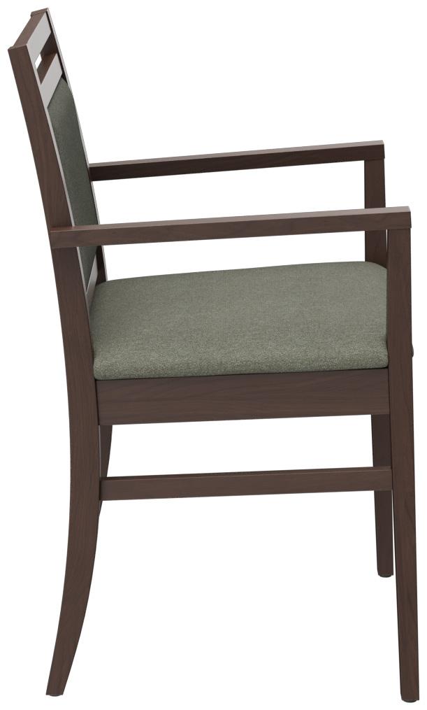 Abbildung Chaise à accoudoirs Liah Seitenansicht