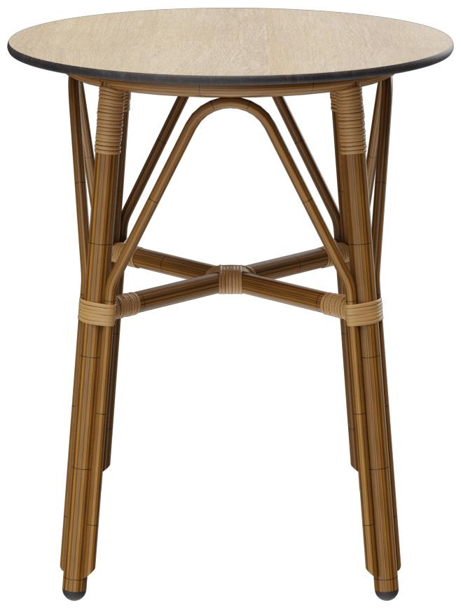 Abbildung Table à manger Marysol Seitenansicht