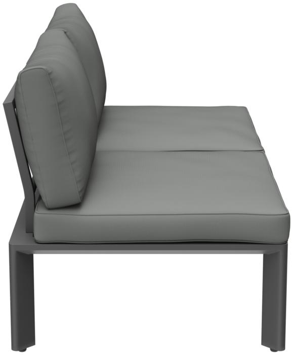 Abbildung 2-seater element Lorcan Seitenansicht